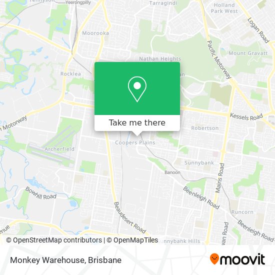 Monkey Warehouse map