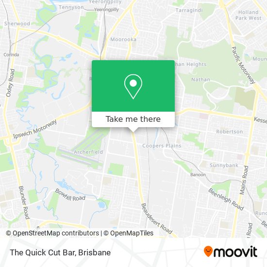 The Quick Cut Bar map