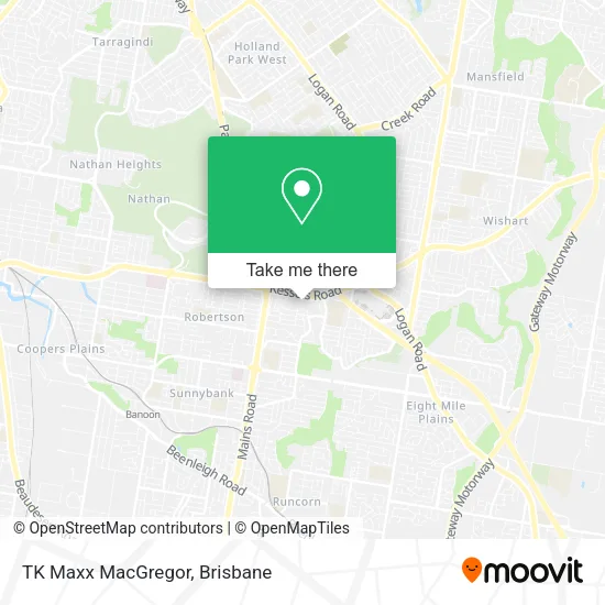 TK Maxx MacGregor map