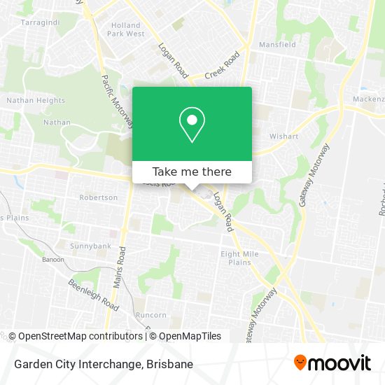 Garden City Interchange map