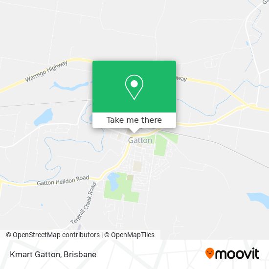 Kmart Gatton map