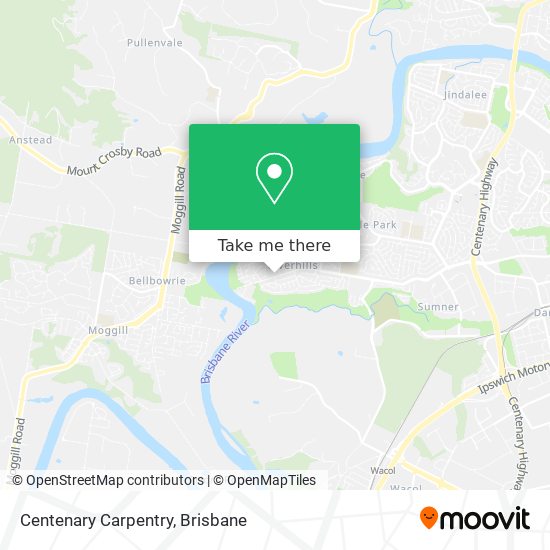 Centenary Carpentry map
