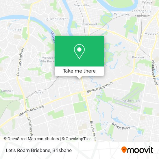 Let's Roam Brisbane map