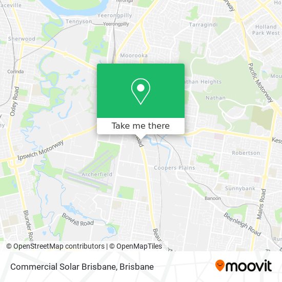 Commercial Solar Brisbane map