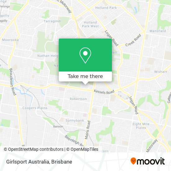 Mapa Girlsport Australia