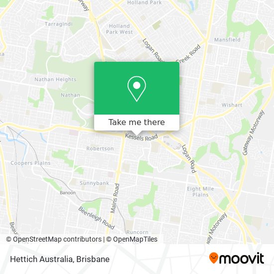 Hettich Australia map