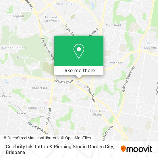 Celebrity Ink Tattoo & Piercing Studio Garden City map