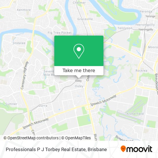 Professionals P J Torbey Real Estate map