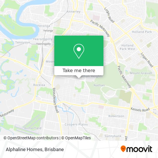 Alphaline Homes map