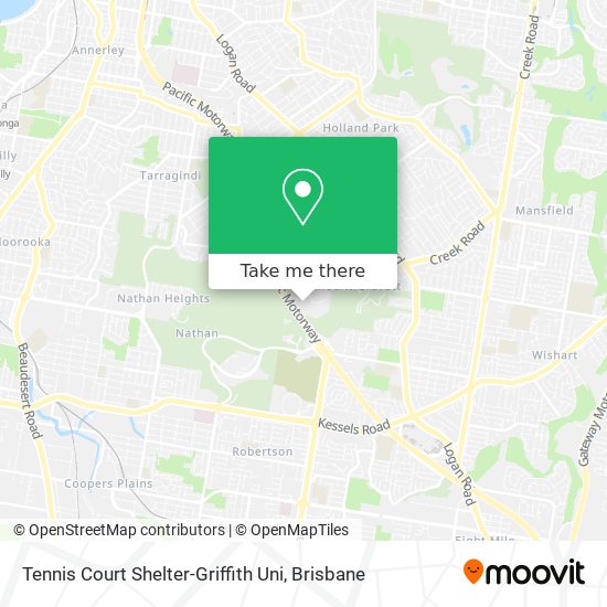 Tennis Court Shelter-Griffith Uni map