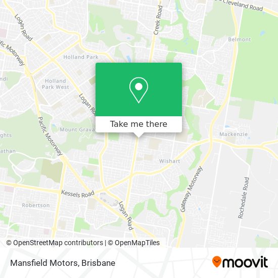 Mansfield Motors map