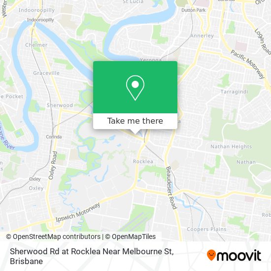 Sherwood Rd at Rocklea Near Melbourne St map