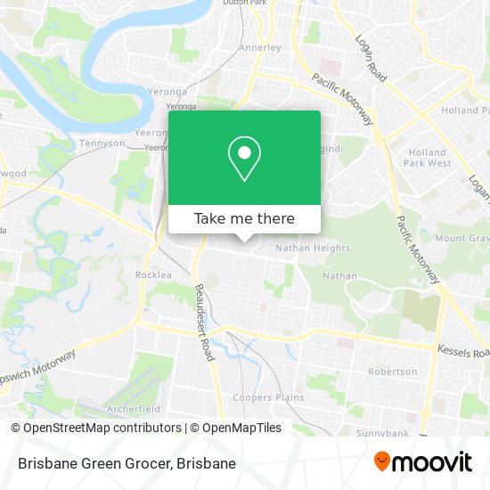Mapa Brisbane Green Grocer
