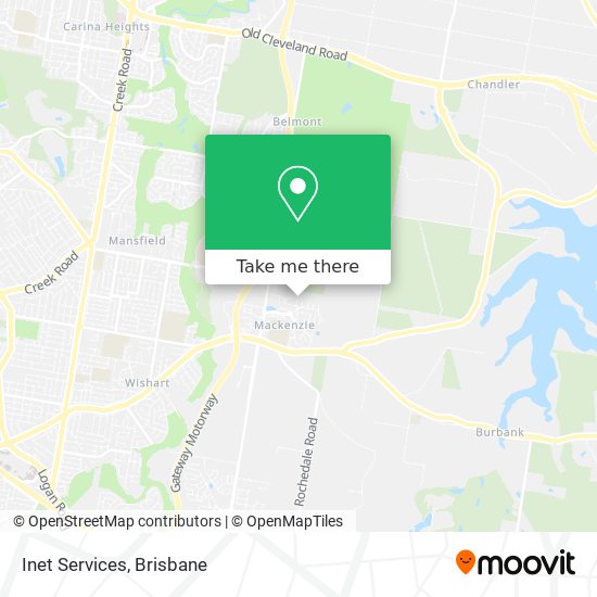 Inet Services map