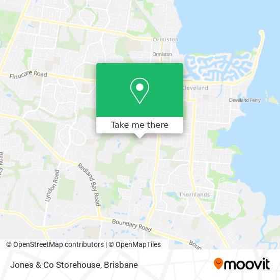 Jones & Co Storehouse map