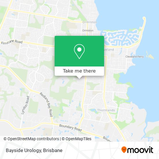 Bayside Urology map