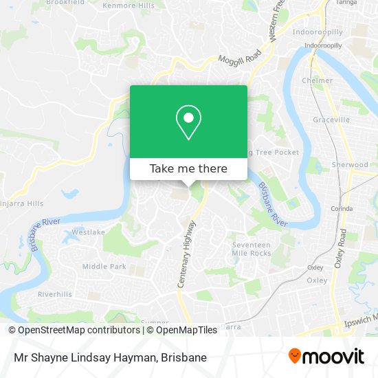 Mr Shayne Lindsay Hayman map