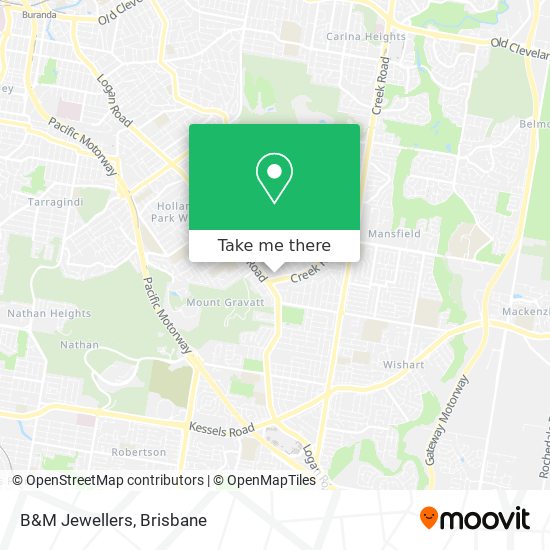 B&M Jewellers map
