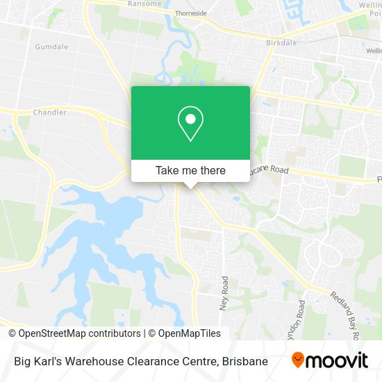 Big Karl's Warehouse Clearance Centre map