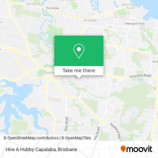 Hire A Hubby Capalaba map