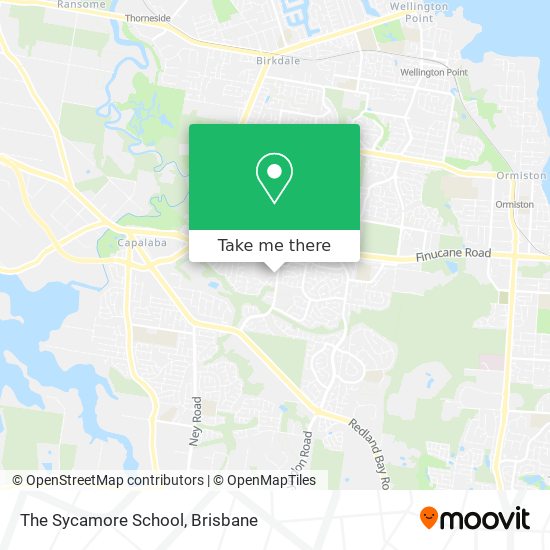 The Sycamore School map