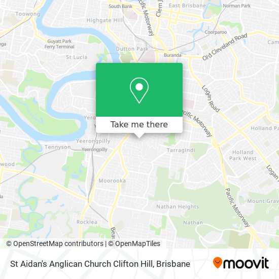 St Aidan's Anglican Church Clifton Hill map