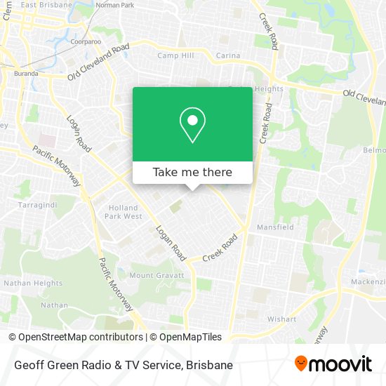 Geoff Green Radio & TV Service map