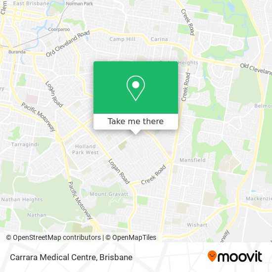 Mapa Carrara Medical Centre