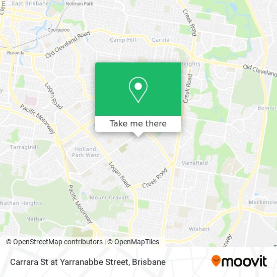 Carrara St at Yarranabbe Street map