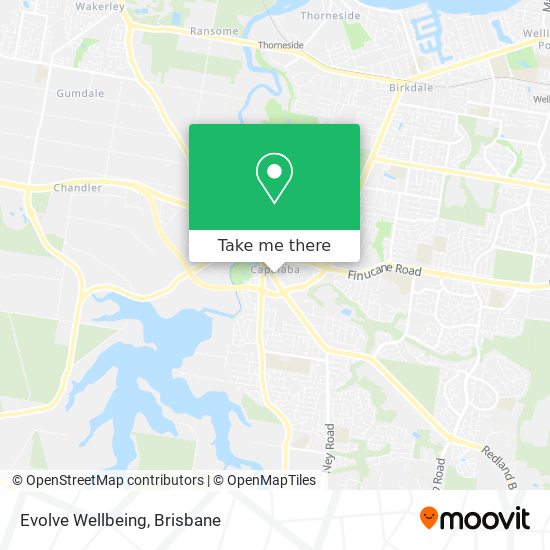 Evolve Wellbeing map