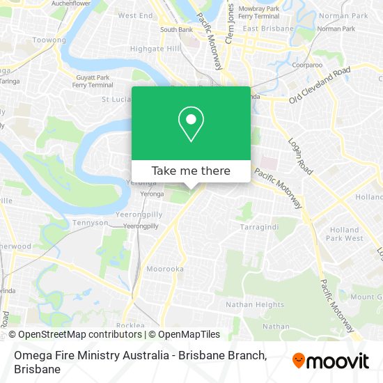 Omega Fire Ministry Australia - Brisbane Branch map