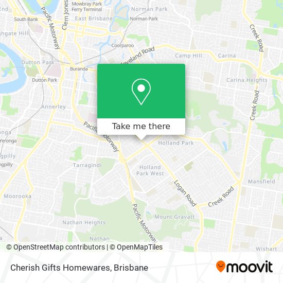 Cherish Gifts Homewares map