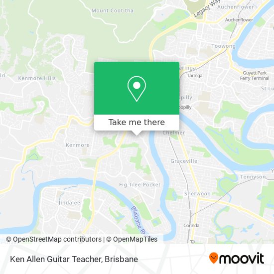 Ken Allen Guitar Teacher map
