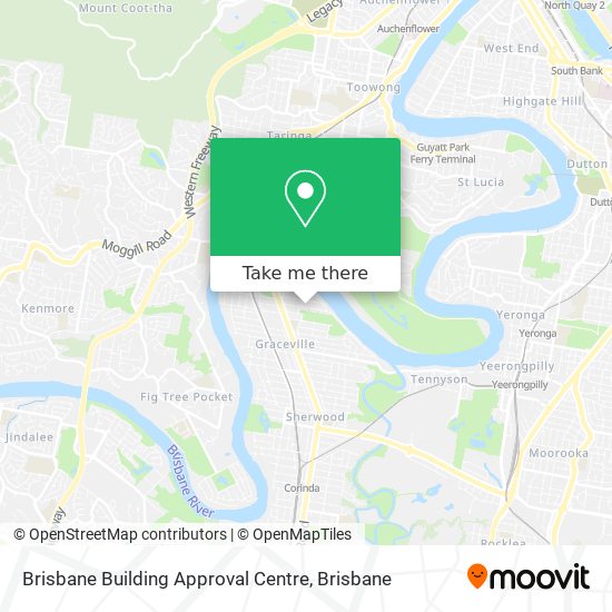 Brisbane Building Approval Centre map