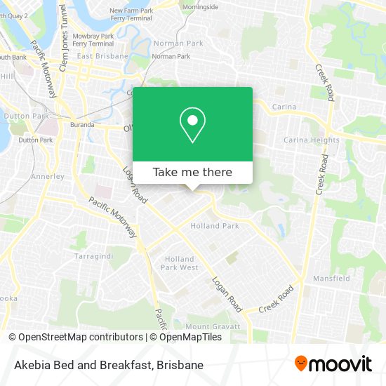 Akebia Bed and Breakfast map