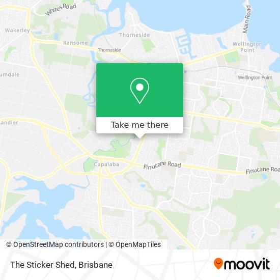 The Sticker Shed map