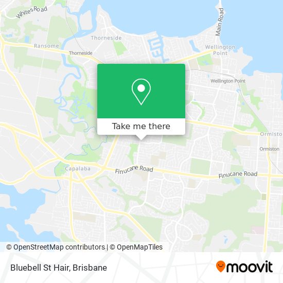 Bluebell St Hair map