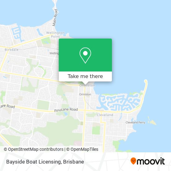 Bayside Boat Licensing map