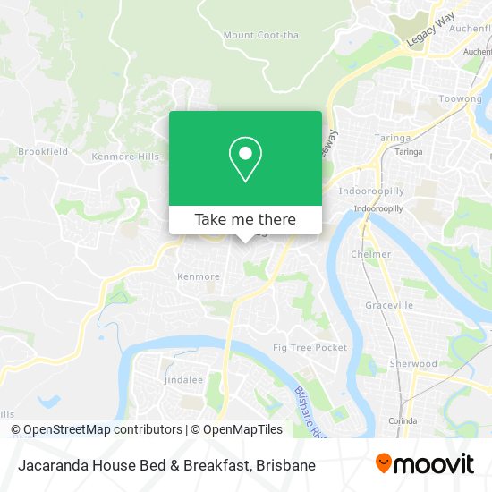 Jacaranda House Bed & Breakfast map