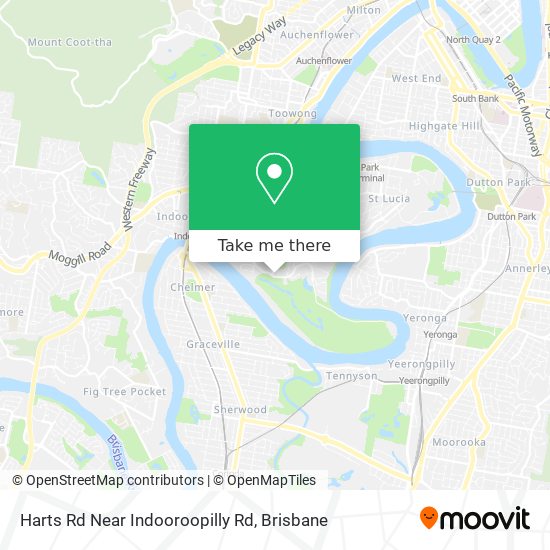 Harts Rd Near Indooroopilly Rd map