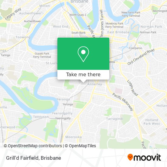 Grill'd Fairfield map