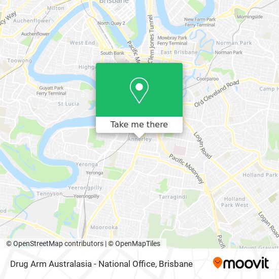 Drug Arm Australasia - National Office map