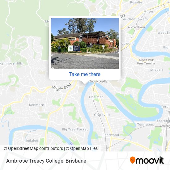 Mapa Ambrose Treacy College