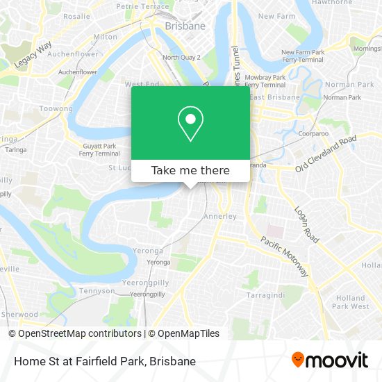 Home St at Fairfield Park map