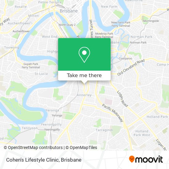 Cohen's Lifestyle Clinic map