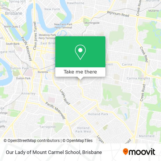 Our Lady of Mount Carmel School map