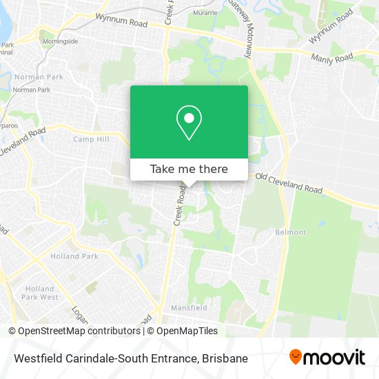 Westfield Carindale-South Entrance map