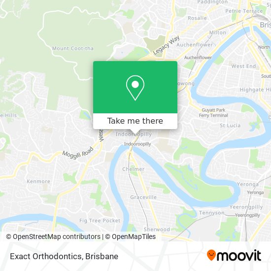 Exact Orthodontics map