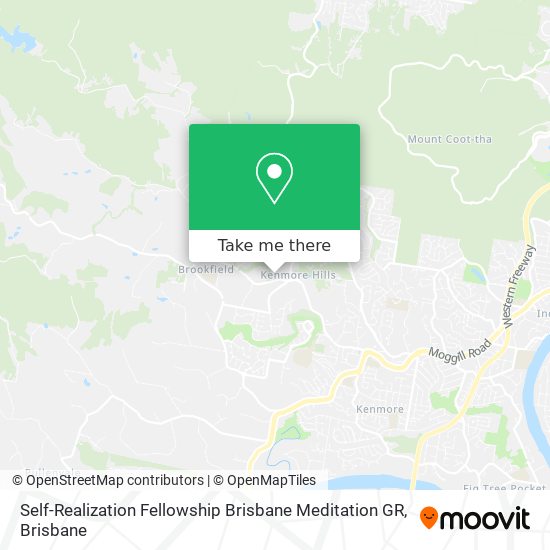 Self-Realization Fellowship Brisbane Meditation GR map