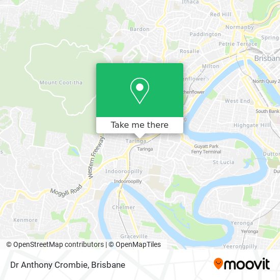 Dr Anthony Crombie map